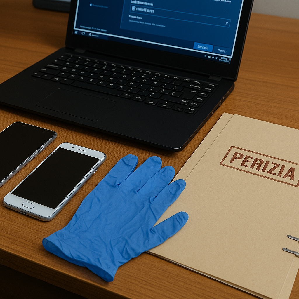 Perizia forense su smartphone: analisi e redazione tecnica passo per passo